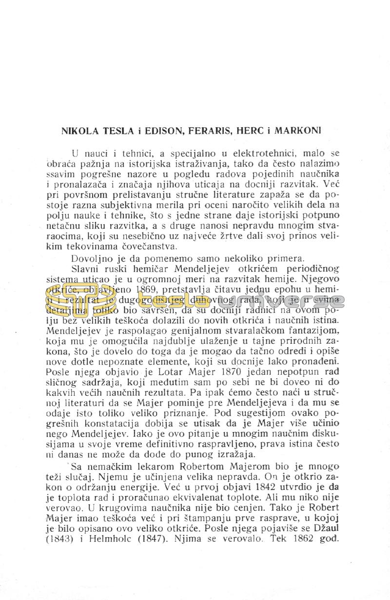 Nikola Tesla and His Works - On the Occassion of the Eightieth Anniversary - Page 25