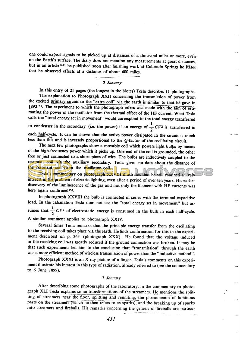 Nikola Tesla: Colorado Springs Notes, 1899-1900 - Page 431