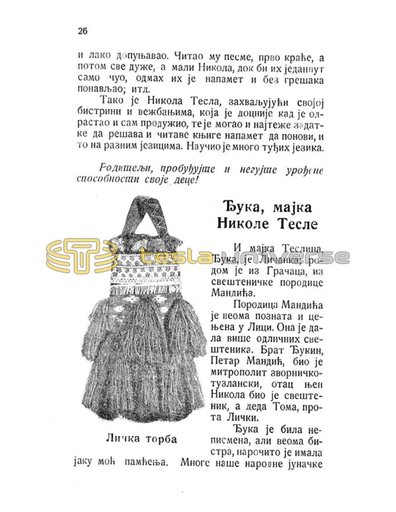 Nikola Tesla - Pictures and Experiences from Childhood and Education - Page 26