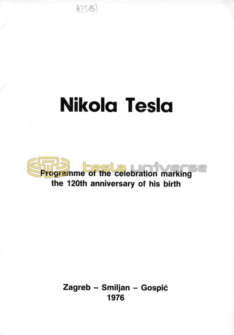 Nikola Tesla: Programme of Celebrations (1976) - Page 4