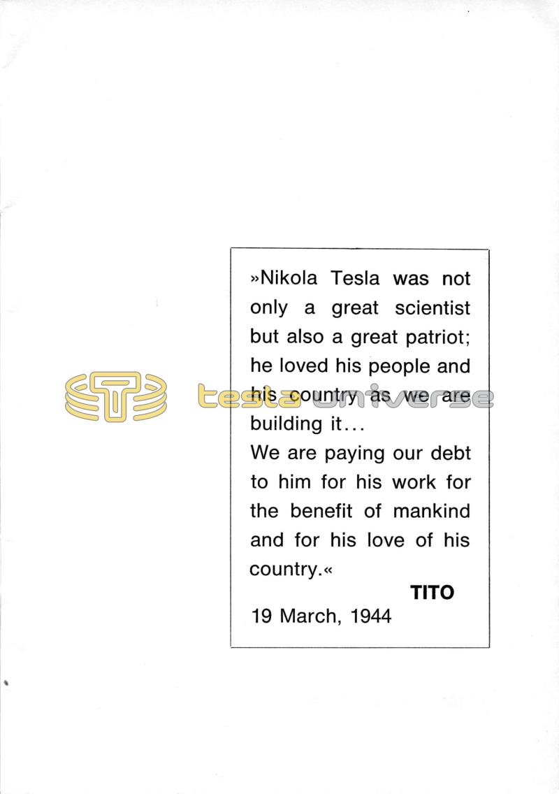 Nikola Tesla: Programme of Celebrations (1976) - Page 5