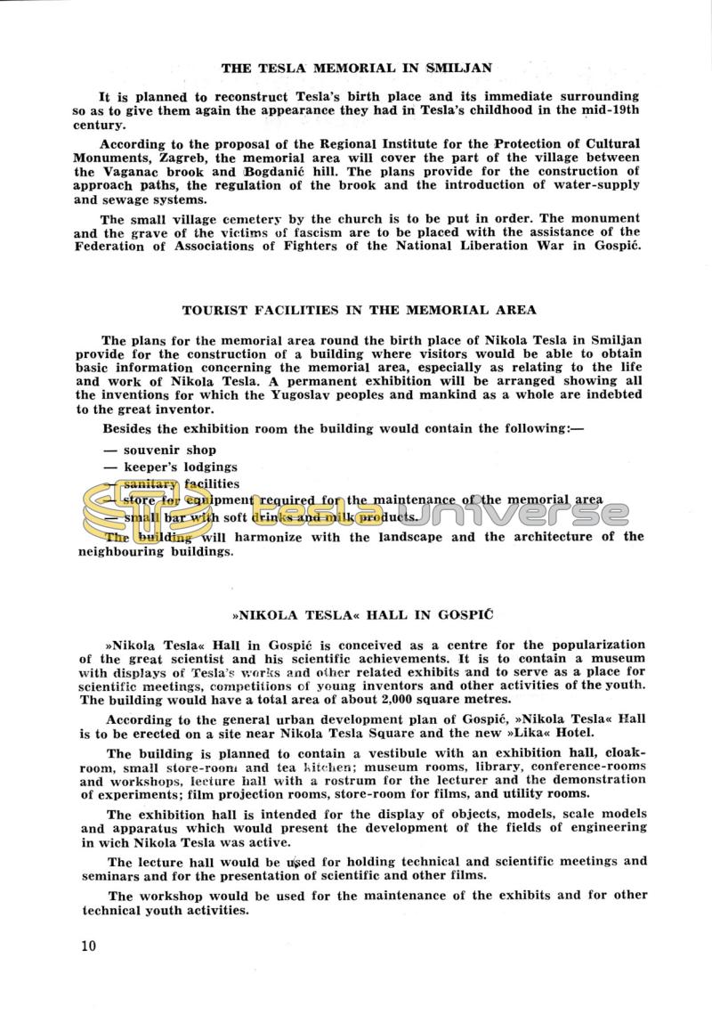 Nikola Tesla: Programme of Celebrations (1976) - Page 10