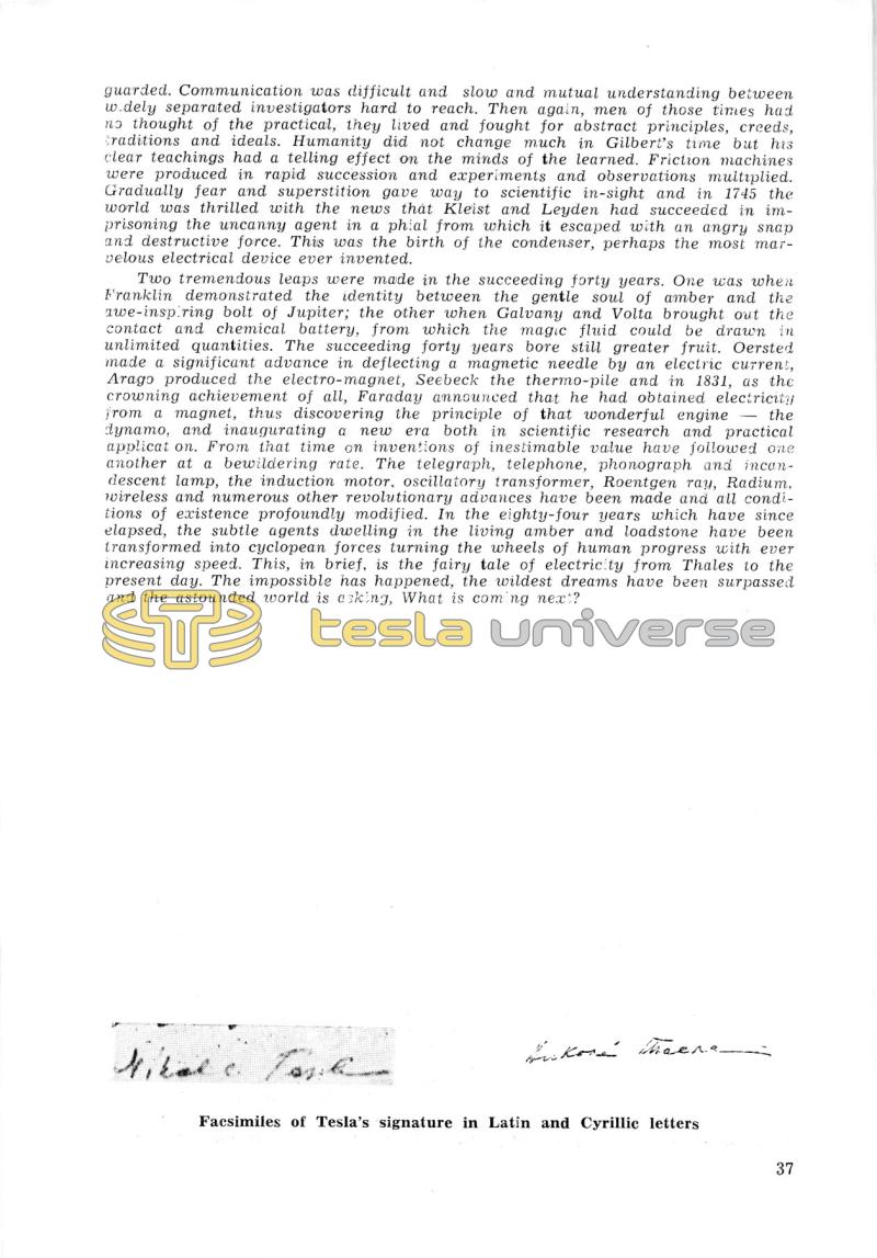 Nikola Tesla: Programme of Celebrations (1976) - Page 37