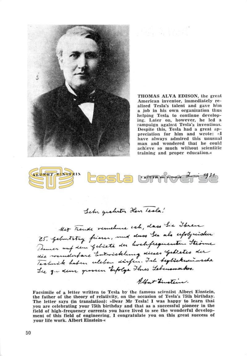 Nikola Tesla: Programme of Celebrations (1976) - Page 50
