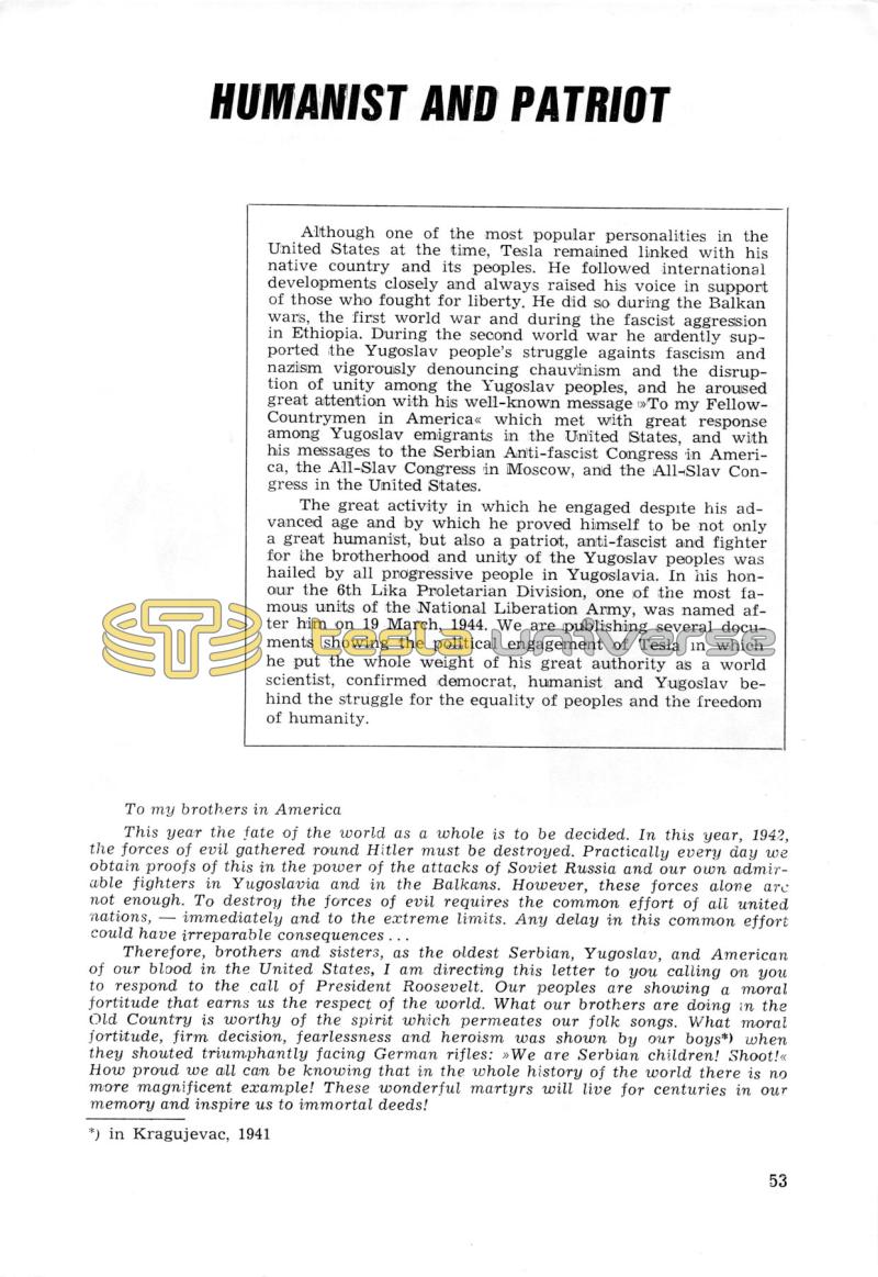 Nikola Tesla: Programme of Celebrations (1976) - Page 53