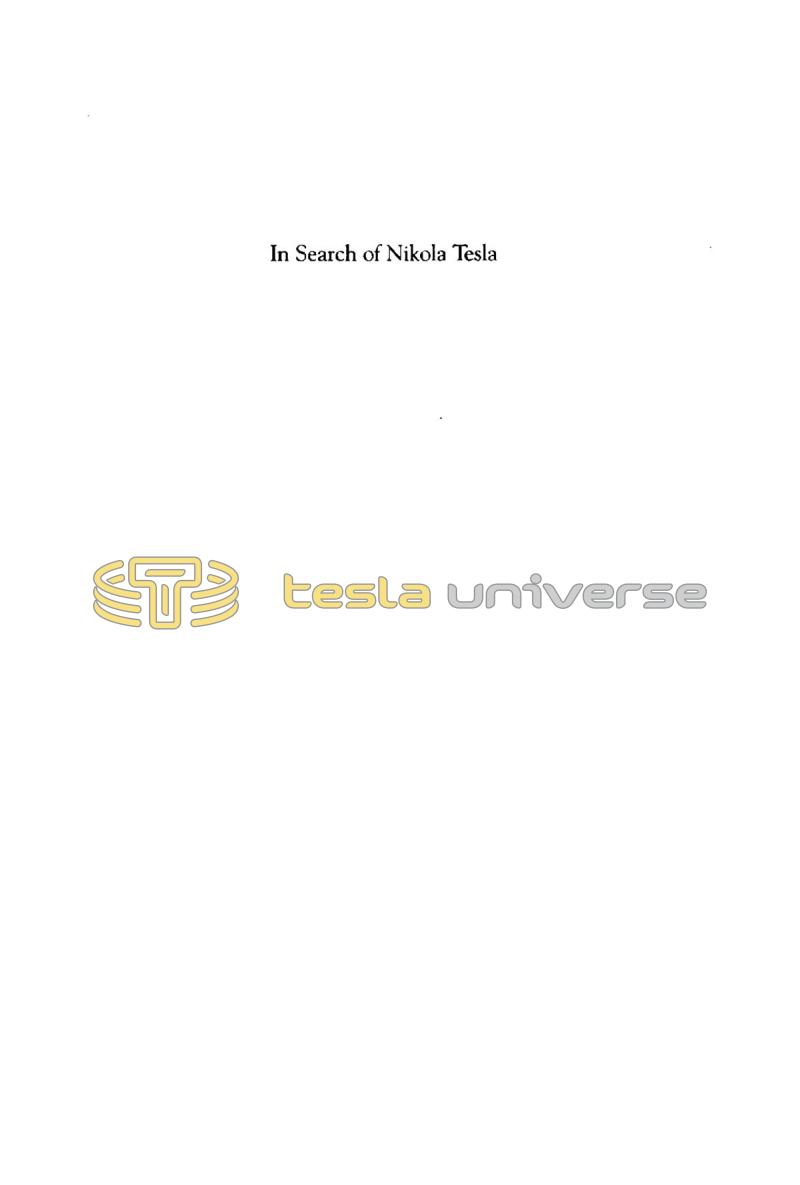 In Search of Nikola Tesla - Page 1