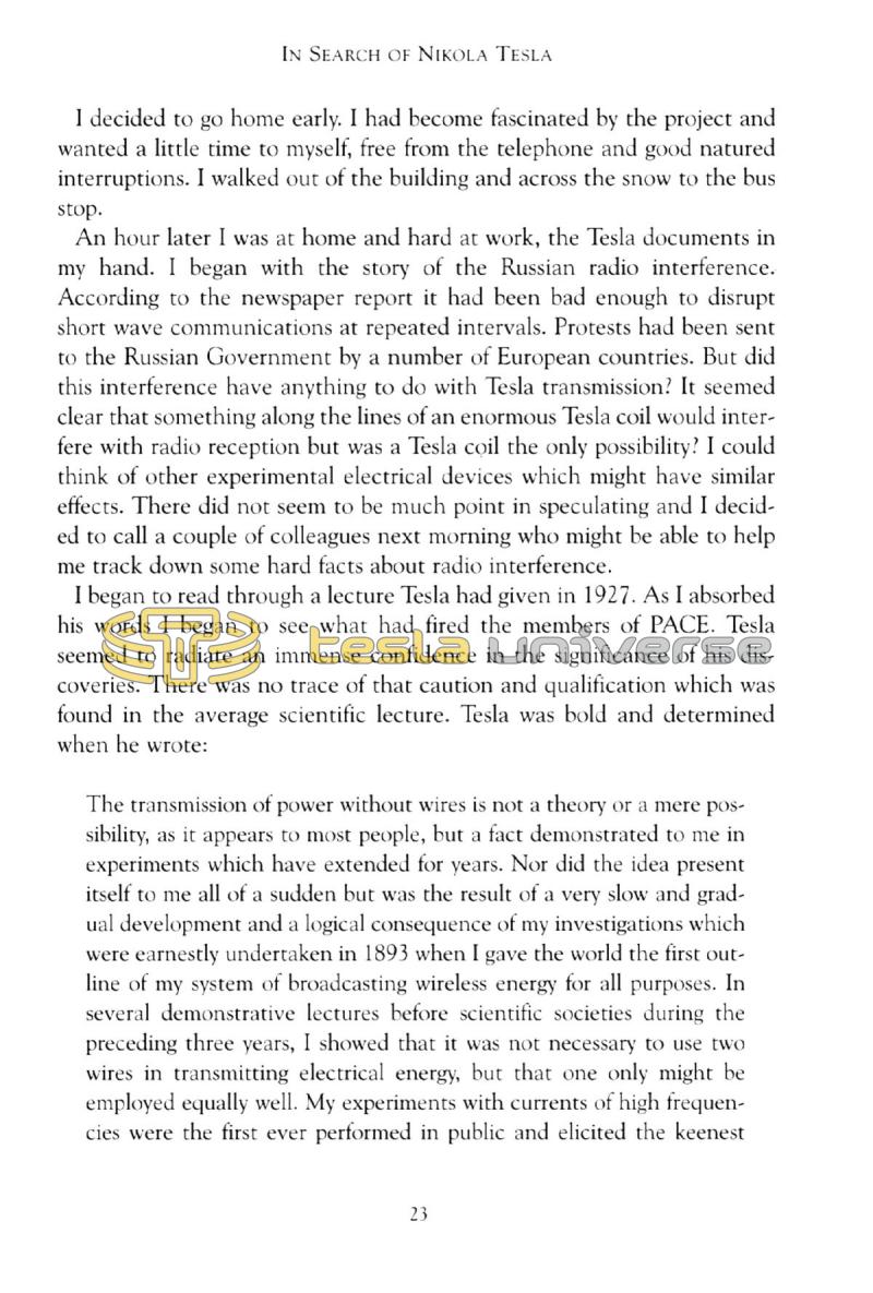 In Search of Nikola Tesla - Page 23