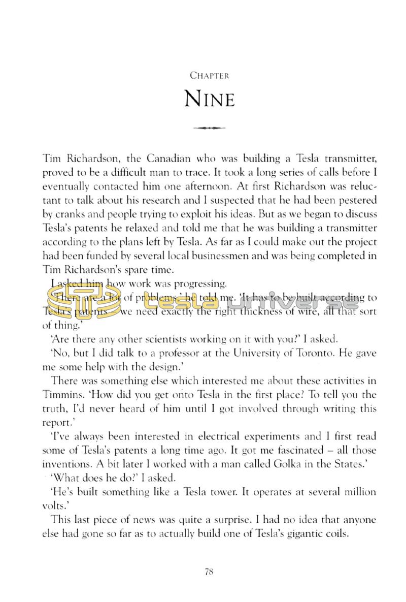 In Search of Nikola Tesla - Page 78