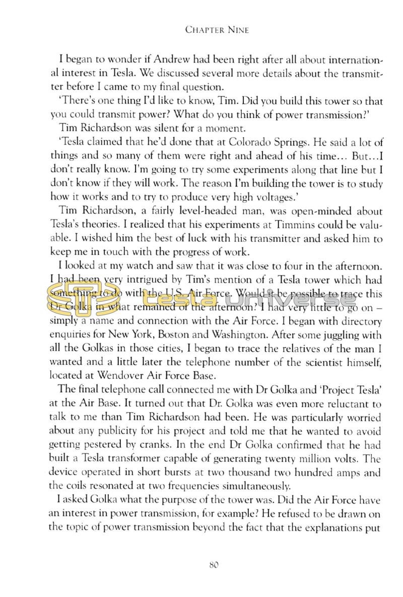 In Search of Nikola Tesla - Page 80