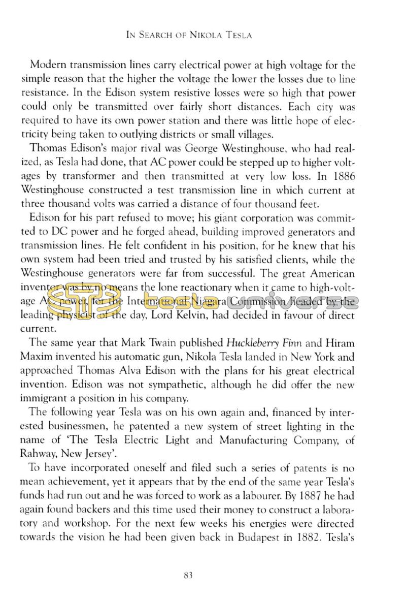 In Search of Nikola Tesla - Page 83