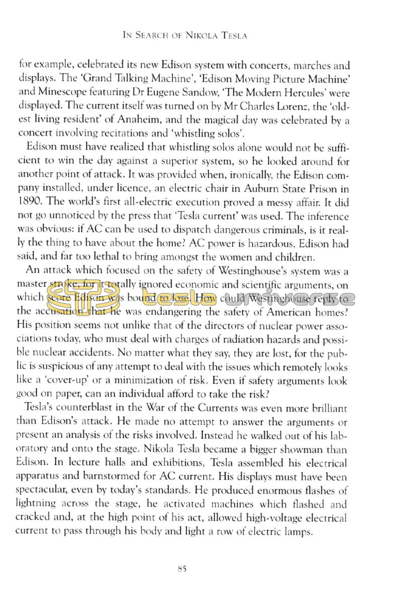 In Search of Nikola Tesla - Page 85