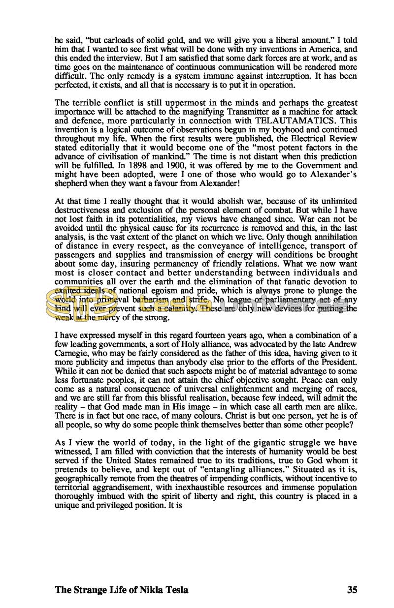 The Strange Life of Nikola Tesla - Page 35