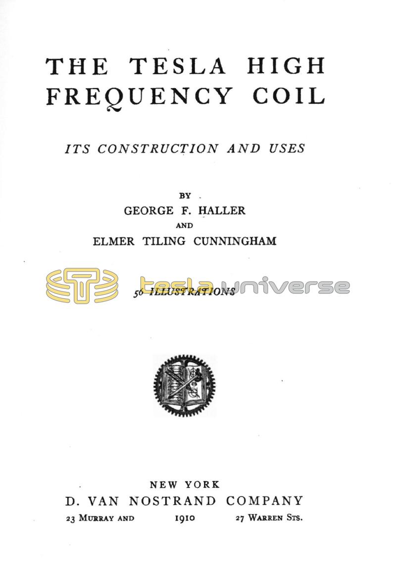 The Tesla High Frequency Coil: Its Construction and Uses - Page iii