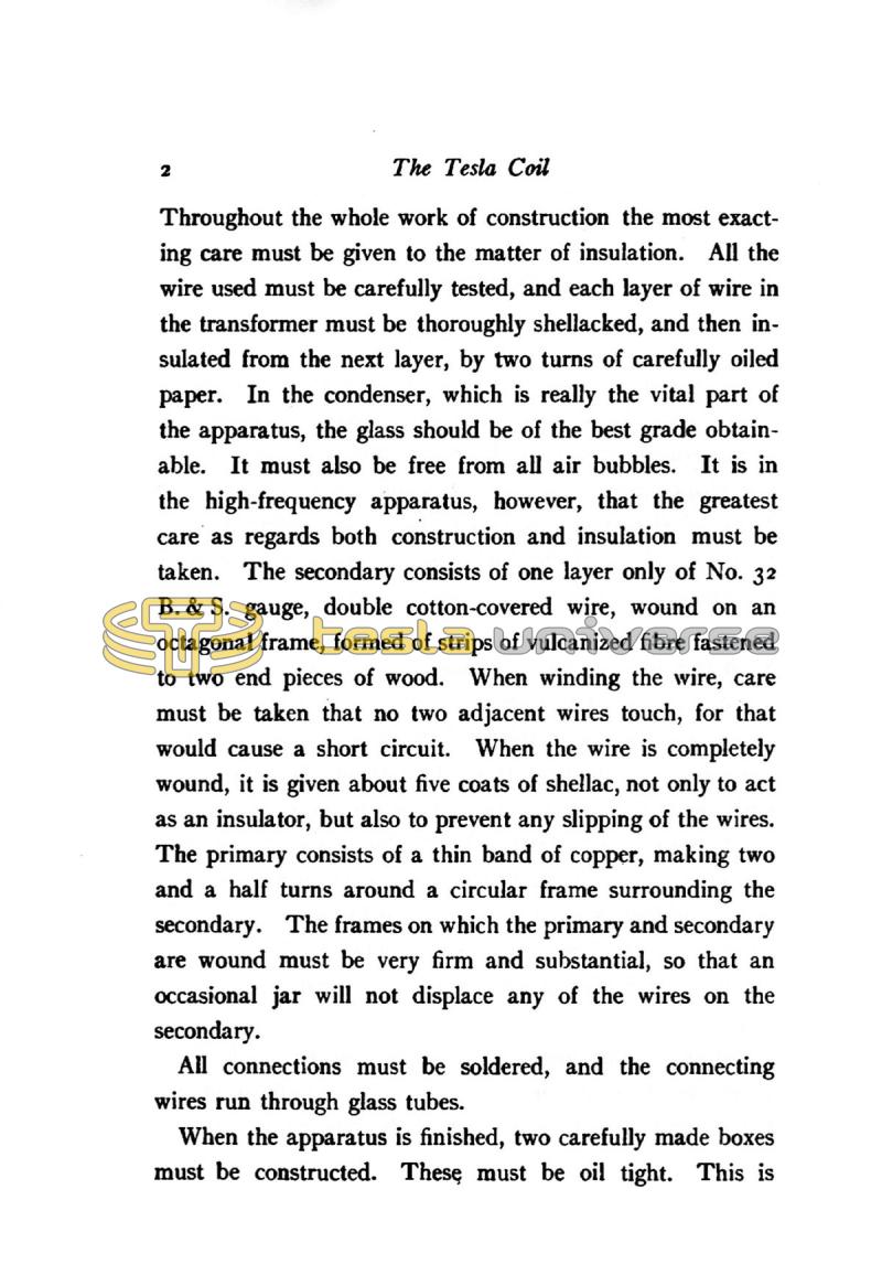 The Tesla High Frequency Coil: Its Construction and Uses - Page 2