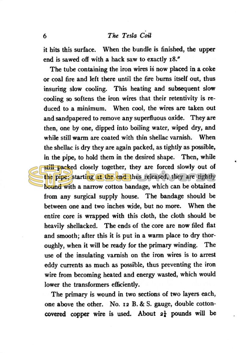 The Tesla High Frequency Coil: Its Construction and Uses - Page 6