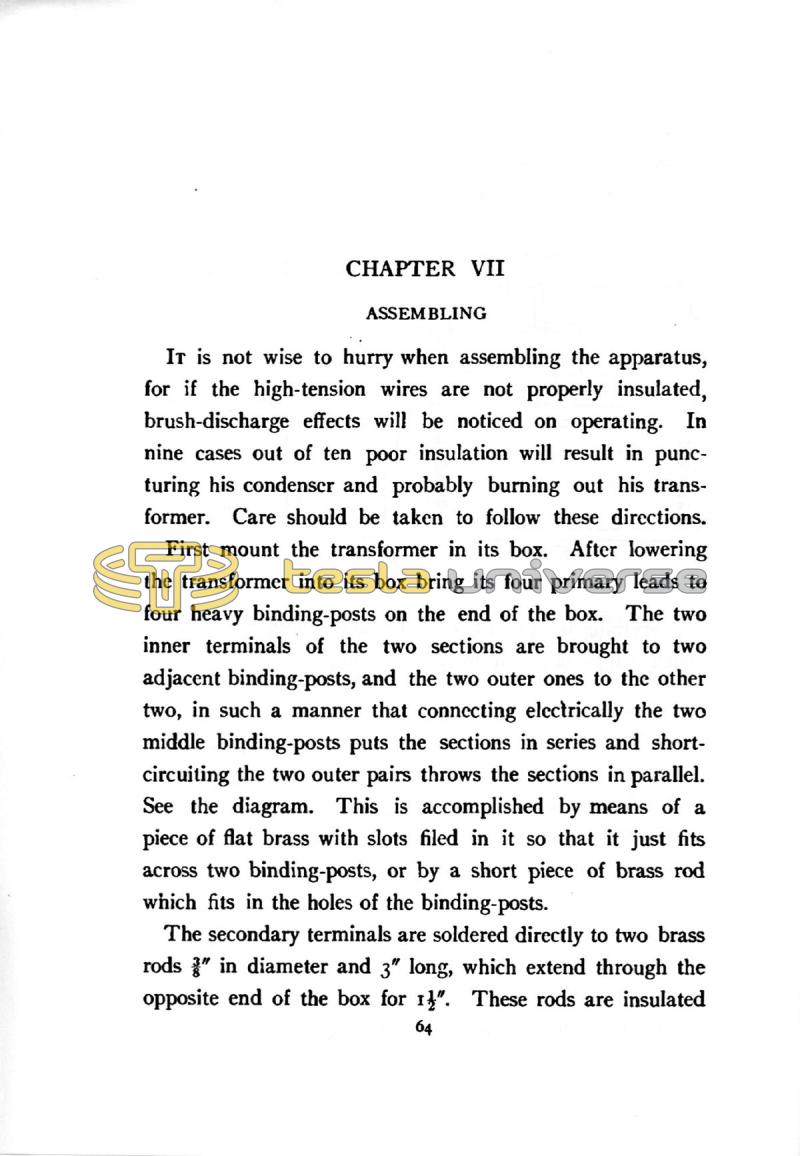 The Tesla High Frequency Coil: Its Construction and Uses - Page 64