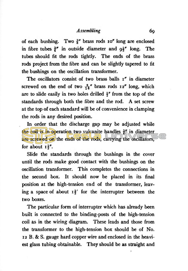 The Tesla High Frequency Coil: Its Construction and Uses - Page 69
