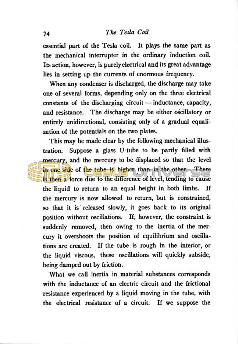 The Tesla High Frequency Coil: Its Construction and Uses - Page 74