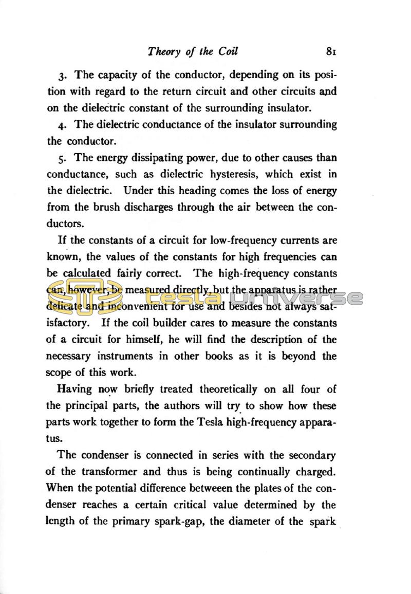 The Tesla High Frequency Coil: Its Construction and Uses - Page 81