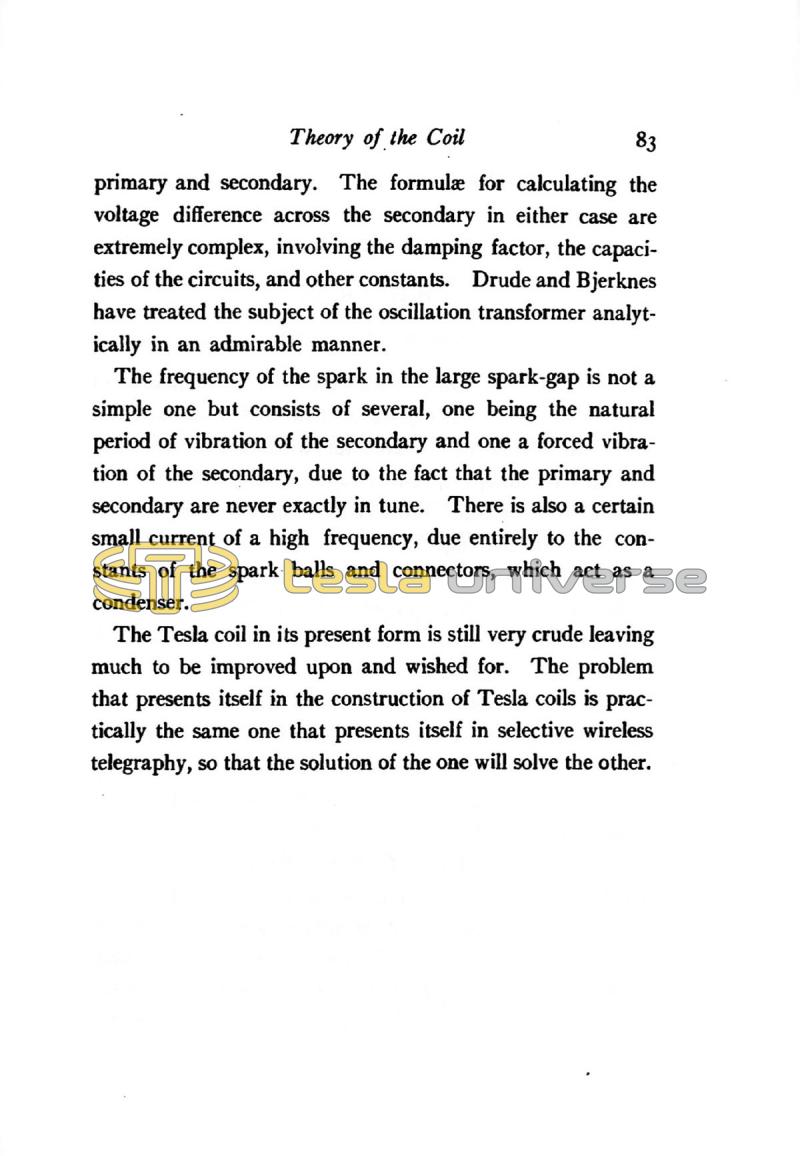 The Tesla High Frequency Coil: Its Construction and Uses - Page 83
