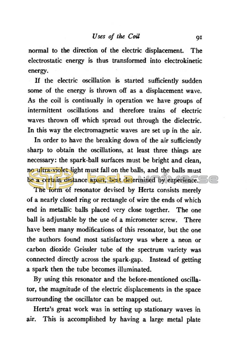 The Tesla High Frequency Coil: Its Construction and Uses - Page 91