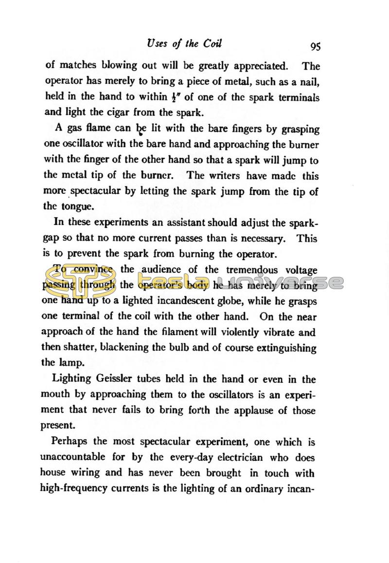 The Tesla High Frequency Coil: Its Construction and Uses - Page 95