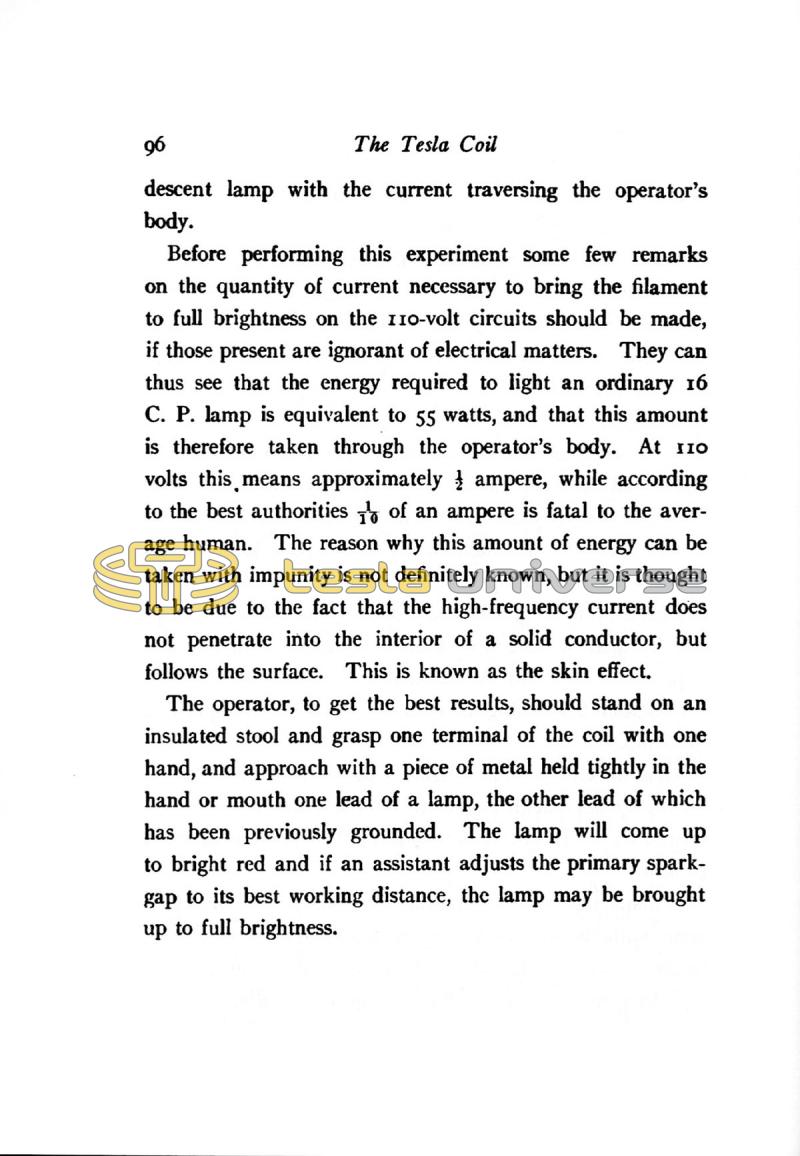 The Tesla High Frequency Coil: Its Construction and Uses - Page 96