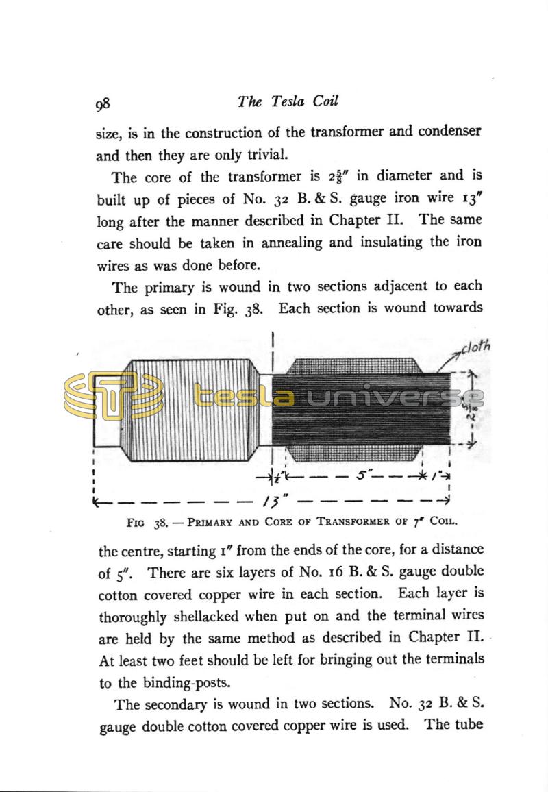 The Tesla High Frequency Coil: Its Construction and Uses - Page 98