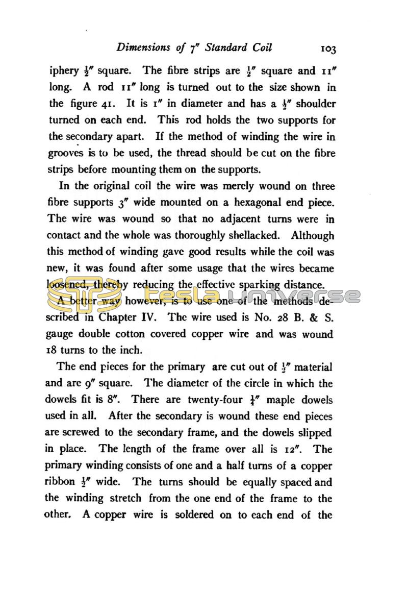The Tesla High Frequency Coil: Its Construction and Uses - Page 103