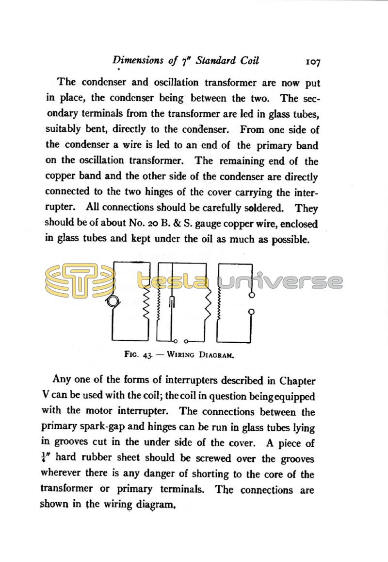 The Tesla High Frequency Coil: Its Construction and Uses - Page 107