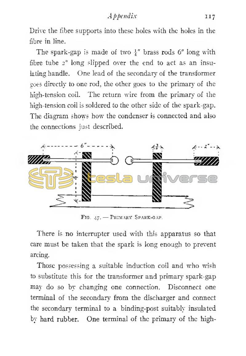 The Tesla High Frequency Coil: Its Construction and Uses - Page 117