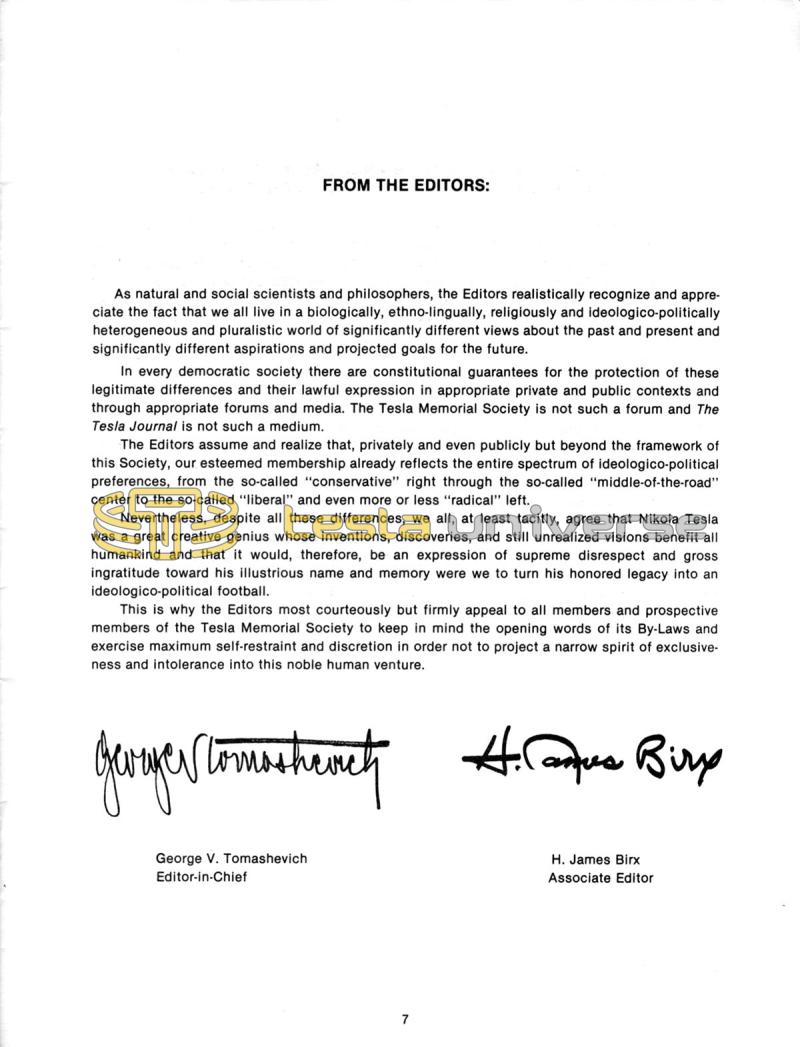 The Tesla Journal - Number 1 - 1981 - Page 7