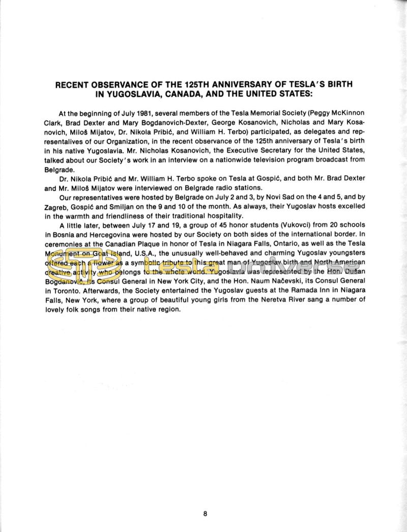 The Tesla Journal - Number 1 - 1981 - Page 8