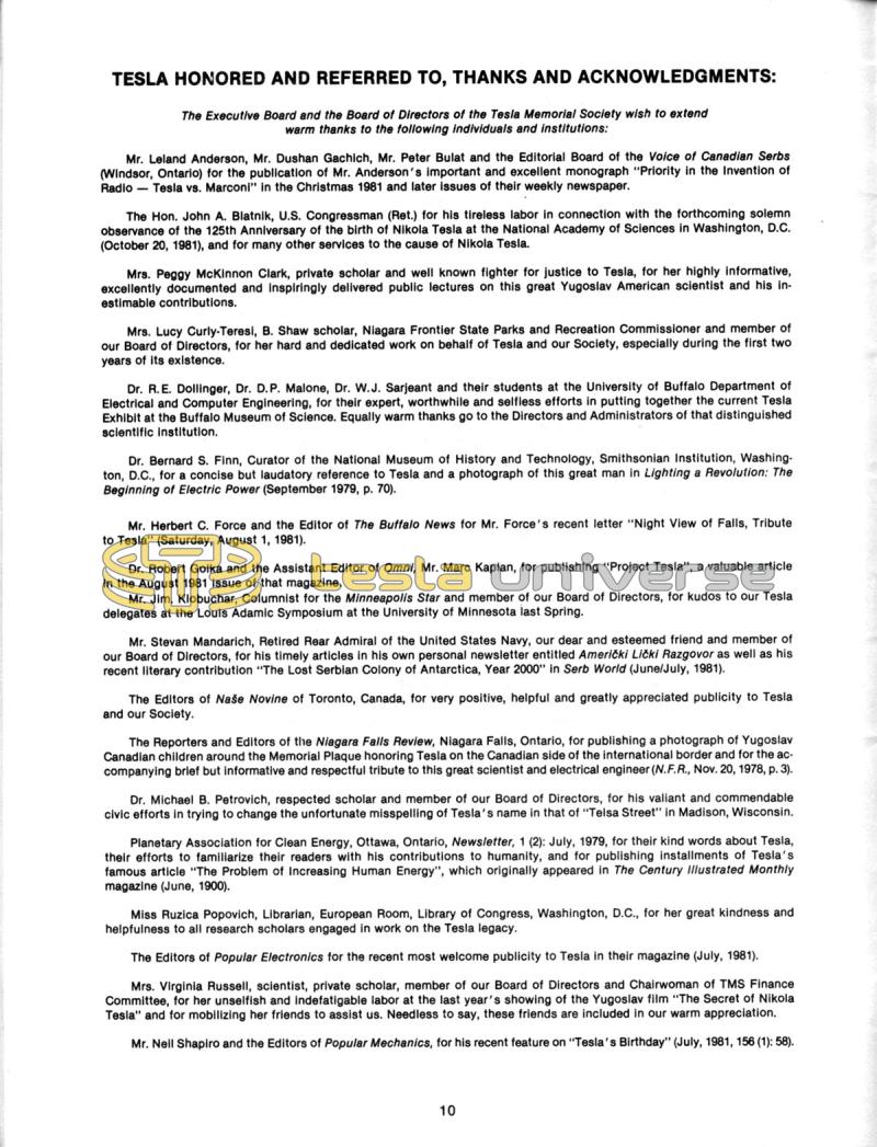 The Tesla Journal - Number 1 - 1981 - Page 10