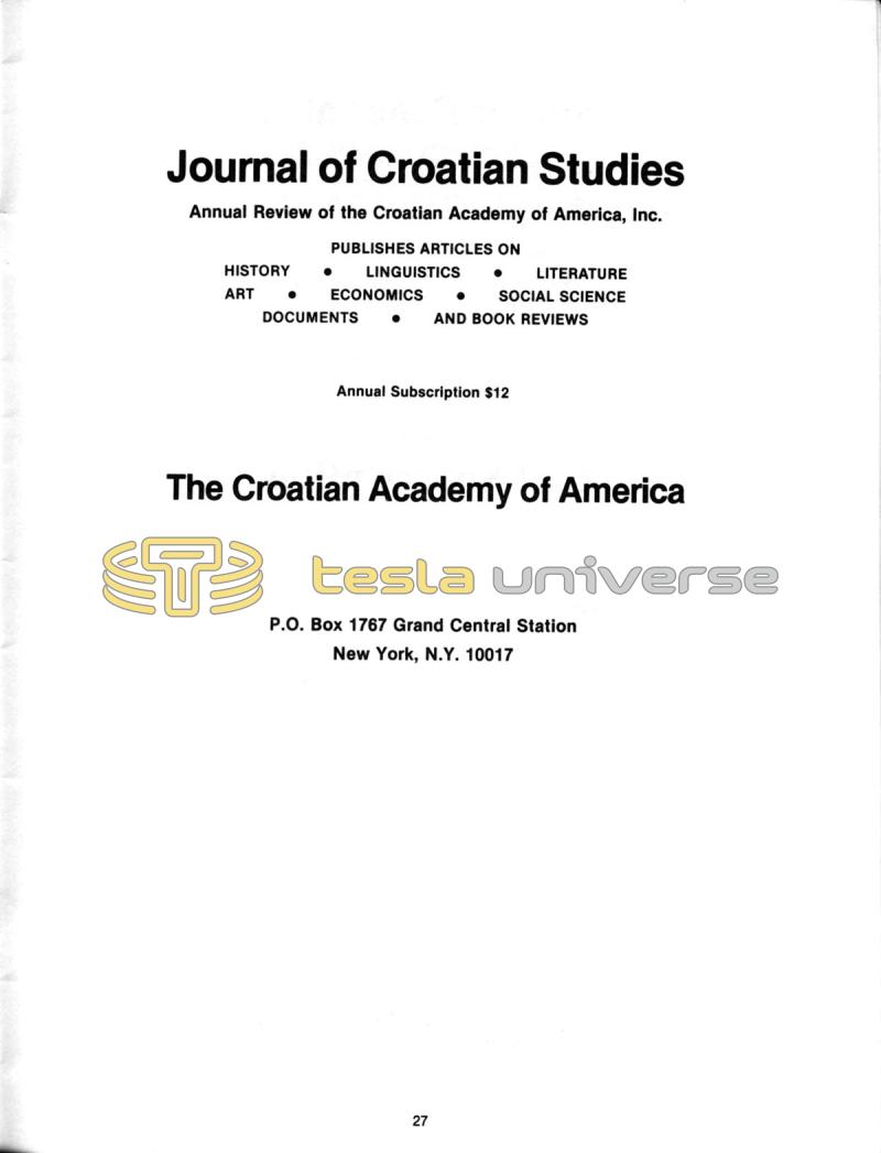 The Tesla Journal - Number 1 - 1981 - Page 27