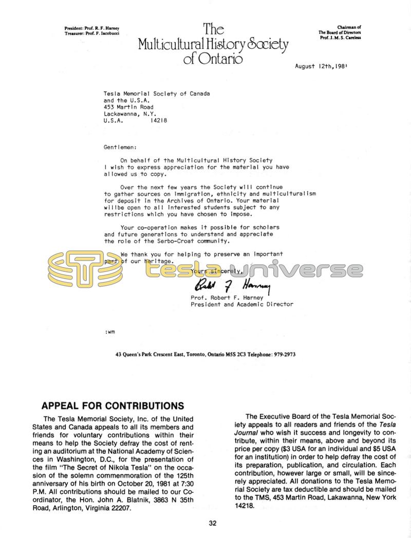 The Tesla Journal - Number 1 - 1981 - Page 32