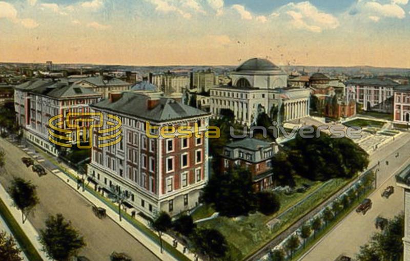Columbia University, New York City where Tesla lectured