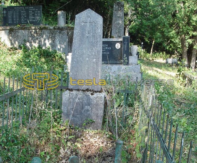 The grave of Dane Tesla, Nikola's older brother