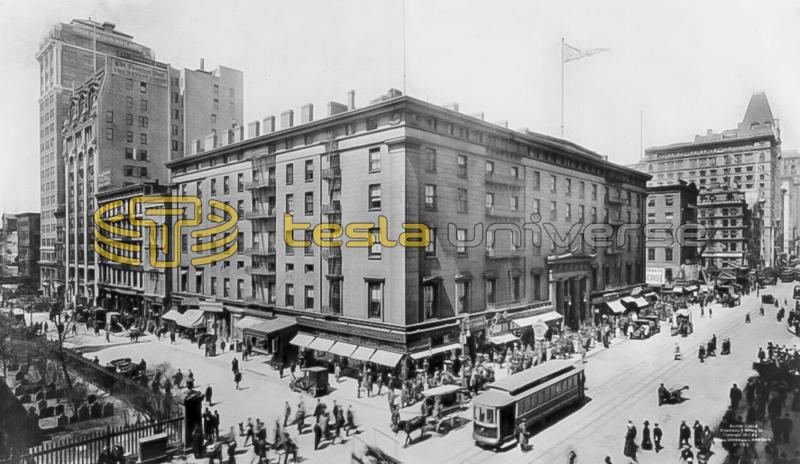 The Astor House, one of the New York's most luxurious hotels of the time