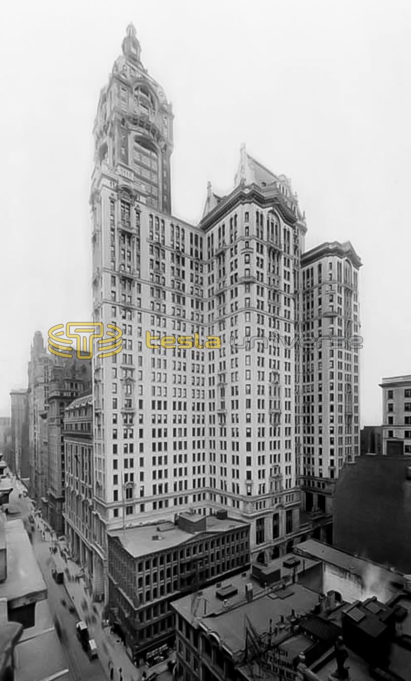 The City Investing Building, New York City where Tesla once had an office.