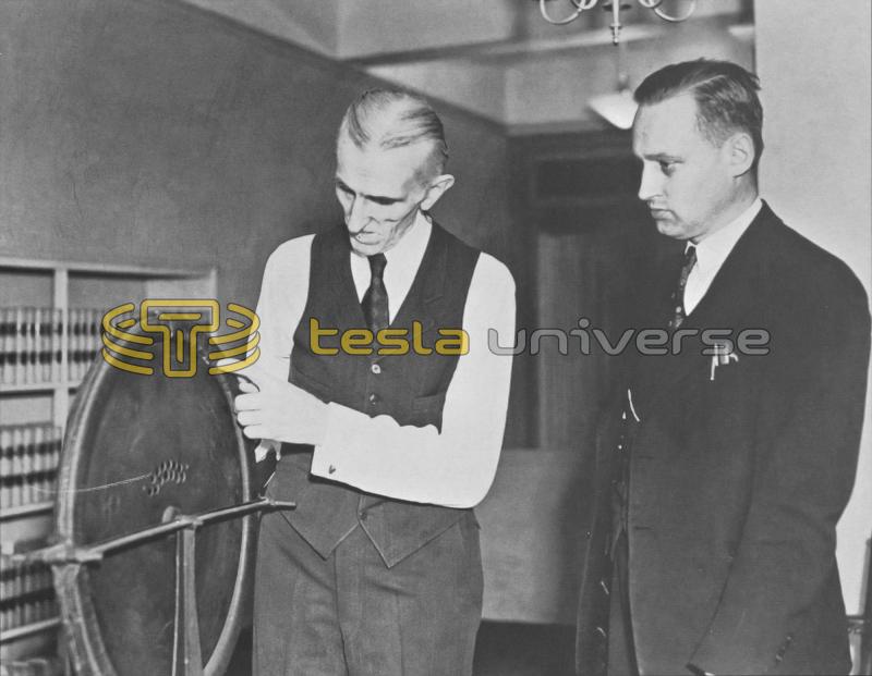 Tesla and John T. Morris of the Westinghouse Company