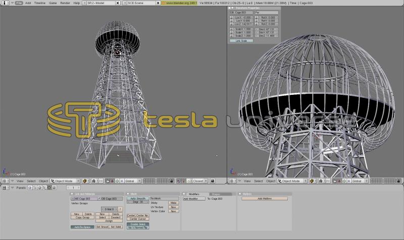 CAD drawing of Wardenclyffe tower