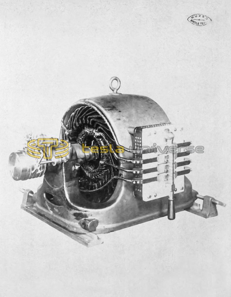Tesla 50HP two-phase alternating current motor