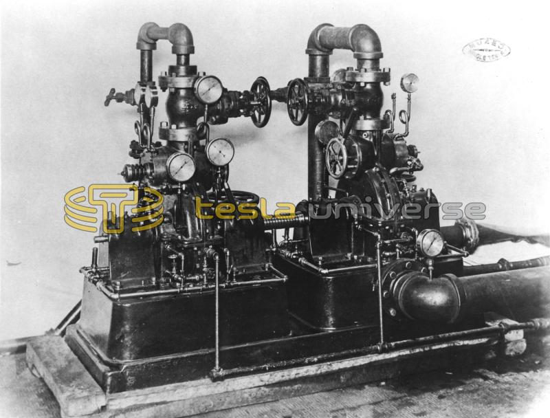 Dual 200HP Tesla Turbines Coupled Together