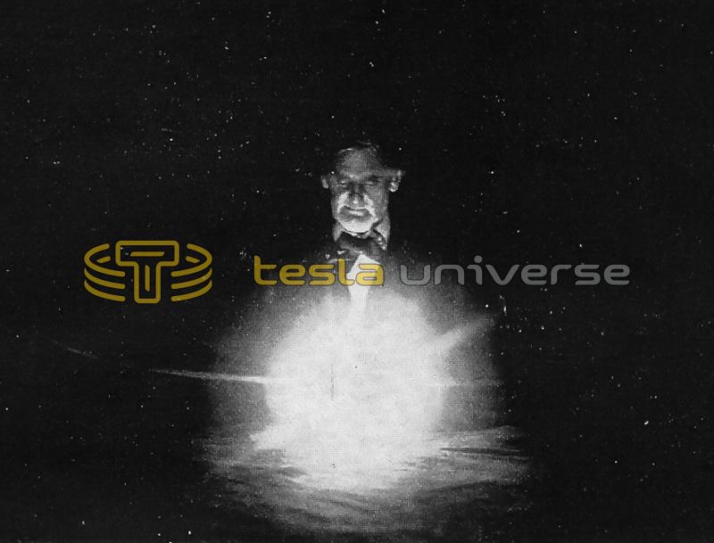 Tesla wireless electricity experiment featuring Mr. Joseph Jefferson