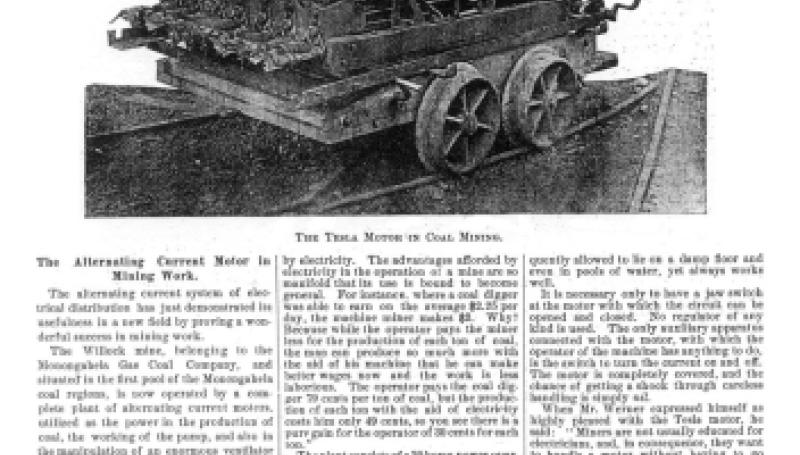 Preview of The Alternating Current Motor in Mining Work article