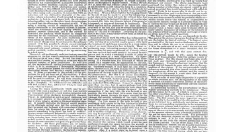 Preview of Phenomena of Alternating Currents of Very High Frequency (reprint 2) article