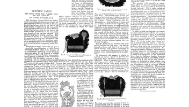 Preview of Electric Lamps article