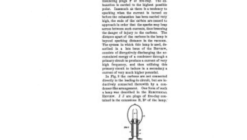 Preview of Tesla’s Incandescent Lamp article