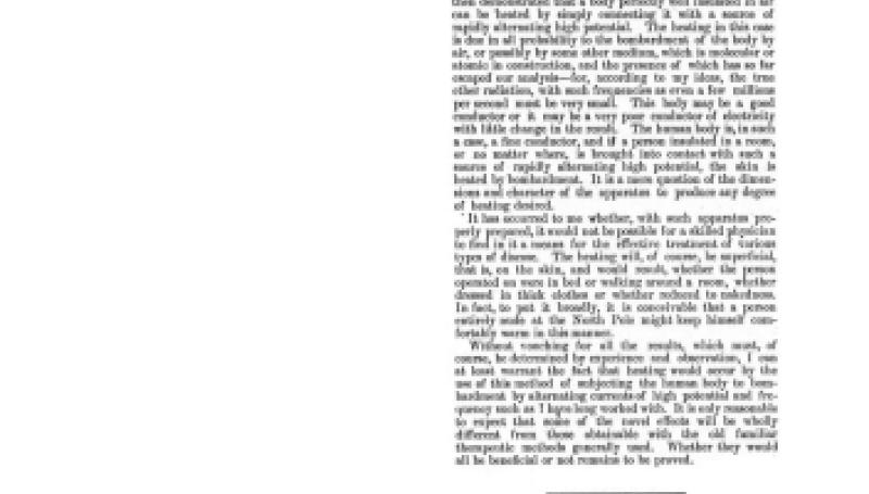 Preview of "Massage" with Currents of High Frequency (reprint) article